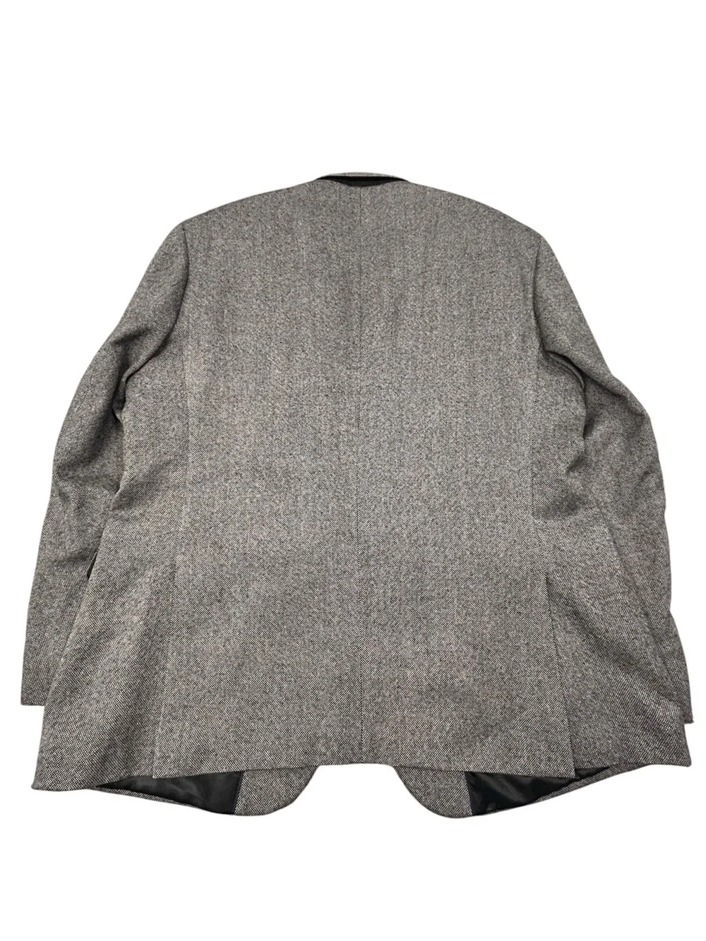 Stafford Merino Wool Gray Black White Men’s 2-Button Sport Coat 50R Classic Fit‎